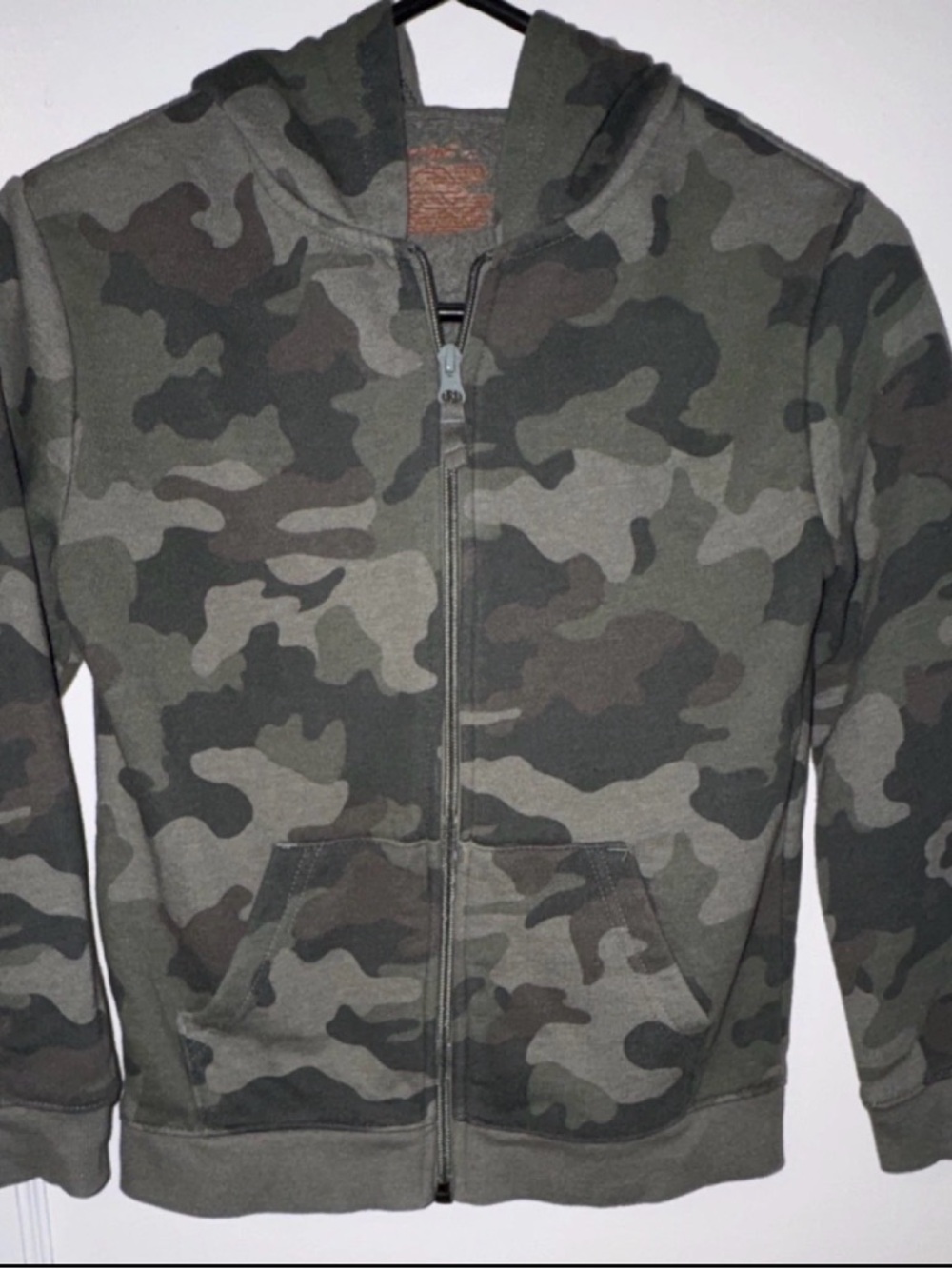 Cat & Jack Camo Zip-Up Hoodie - Green Camo
